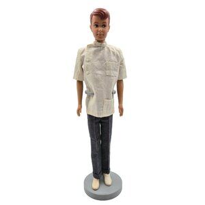 Vintage Mattel Barbie 1960s Allan Doll Ken’s Friend Straight Leg Doctor Read